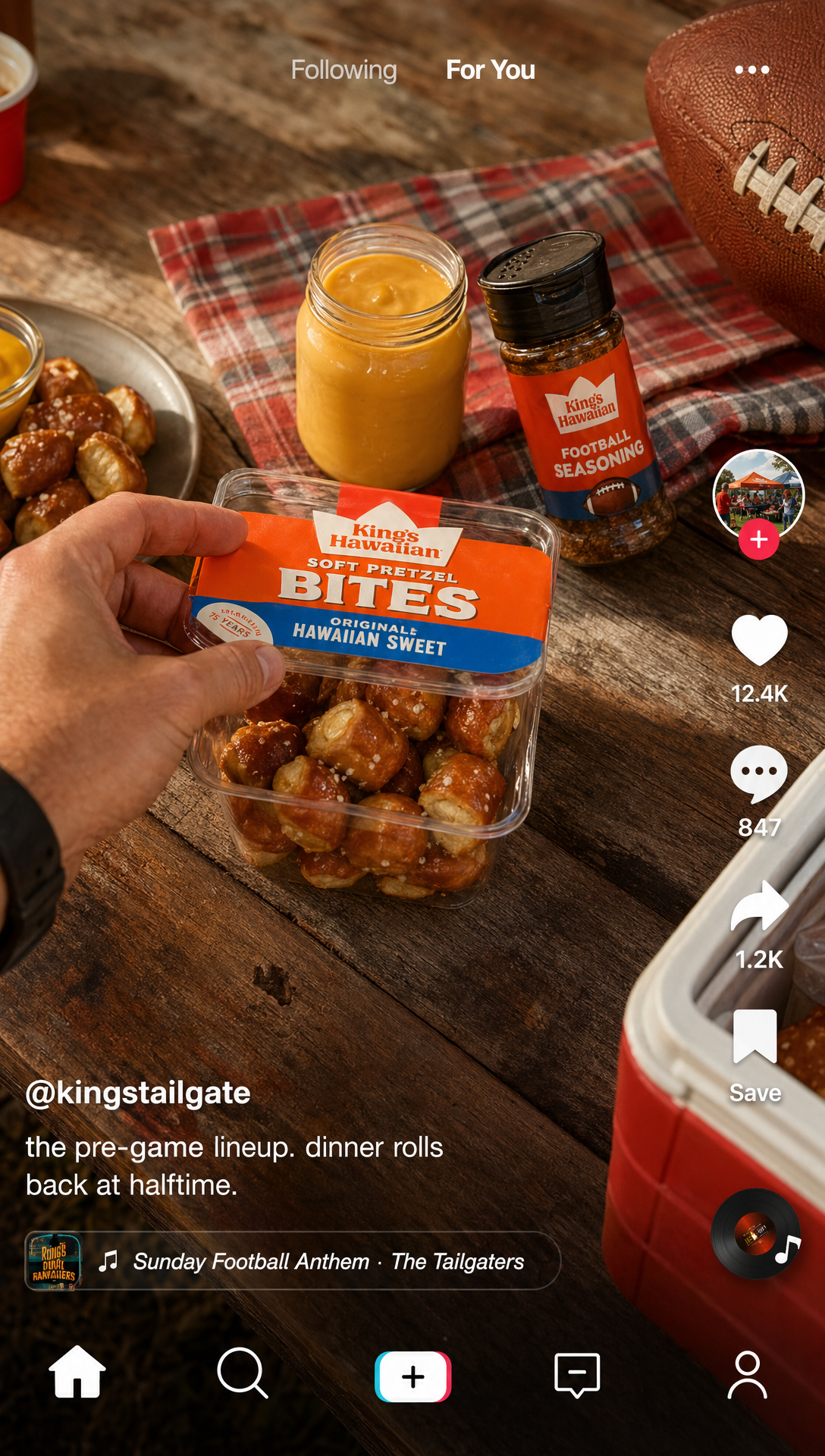 02. UGC TikTok · Tailgate handheld POV