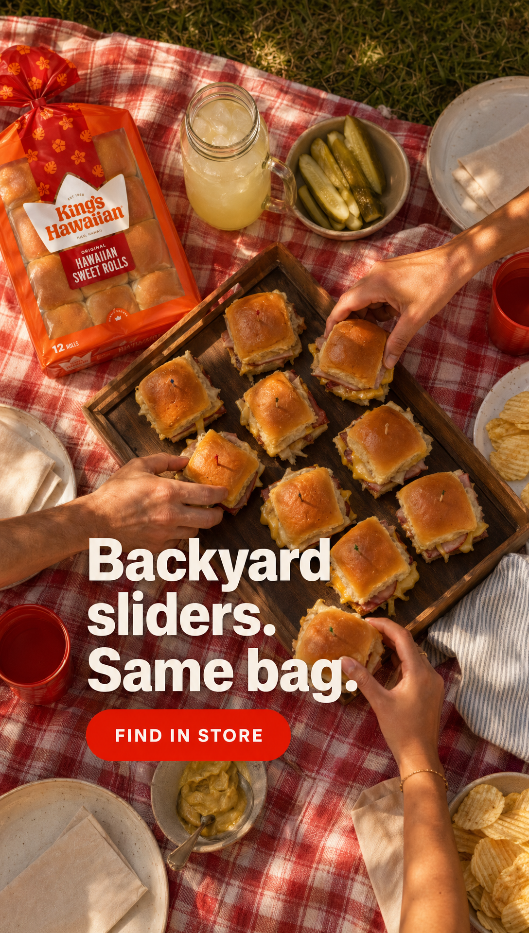 10. Outdoor picnic top down